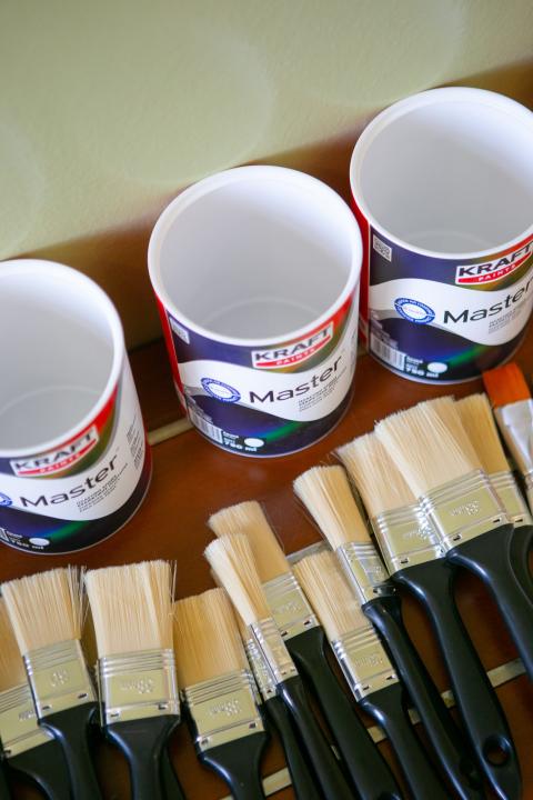 Η KRAFT Paints ξεκινάει τη νέα σχολική χρονιά στο Ίδρυμα Χατζηκώνστα!