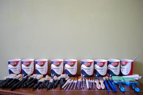 Η KRAFT Paints ξεκινάει τη νέα σχολική χρονιά στο Ίδρυμα Χατζηκώνστα!